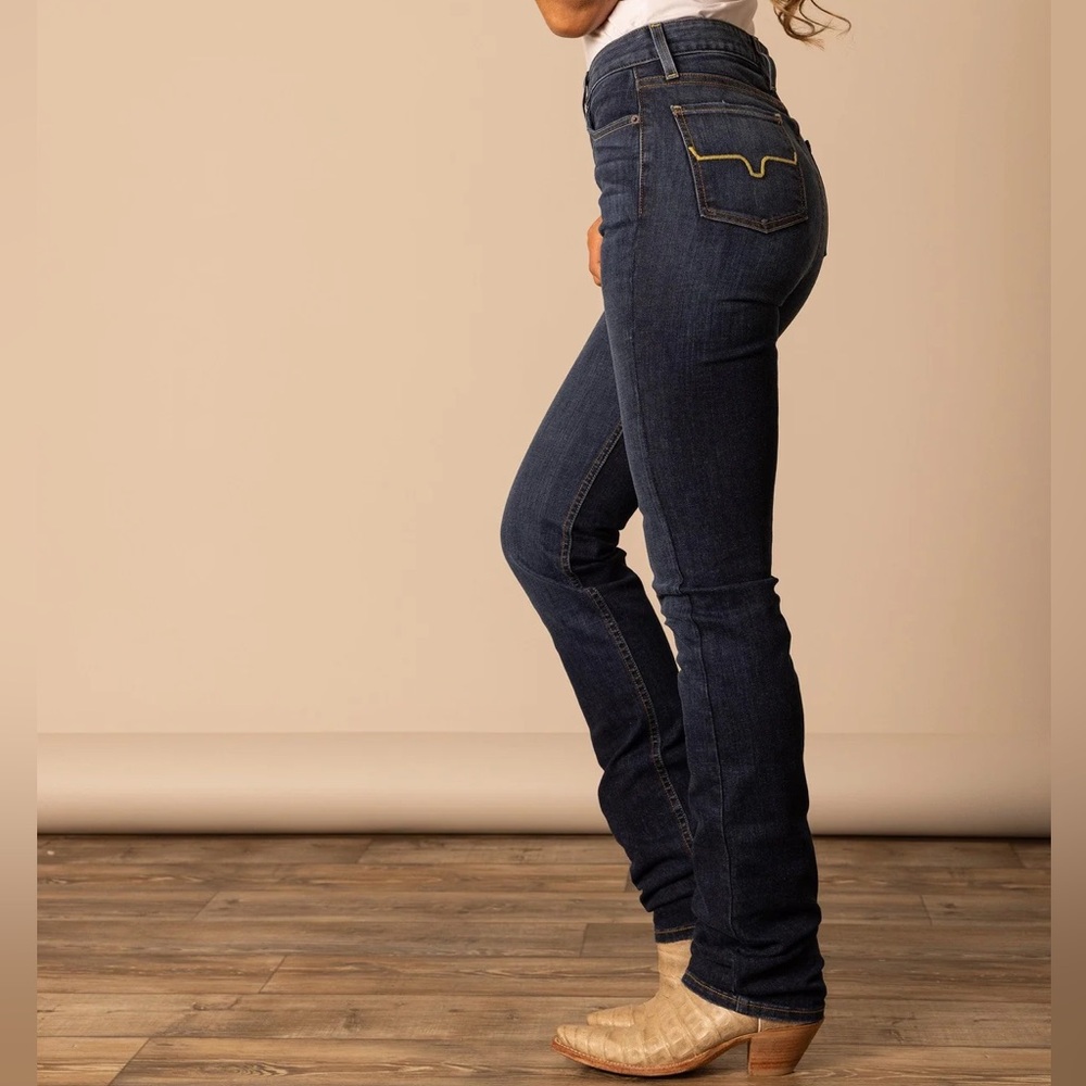 Kimes Ranch Dark Blue SARAH Bootcut High-Rise Jeans